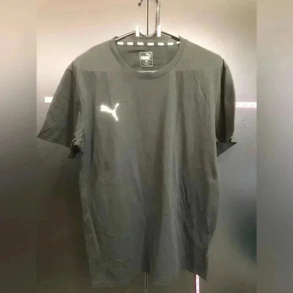 Puma Logo Regular Fit,crew neck,Short Sleeve Tee Shirt, Cotton/Poly, everyday - Picture 1 of 7